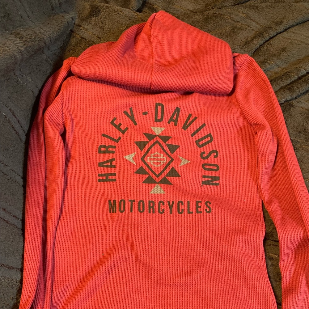 Harley-Davidson L/S hooded thermal top